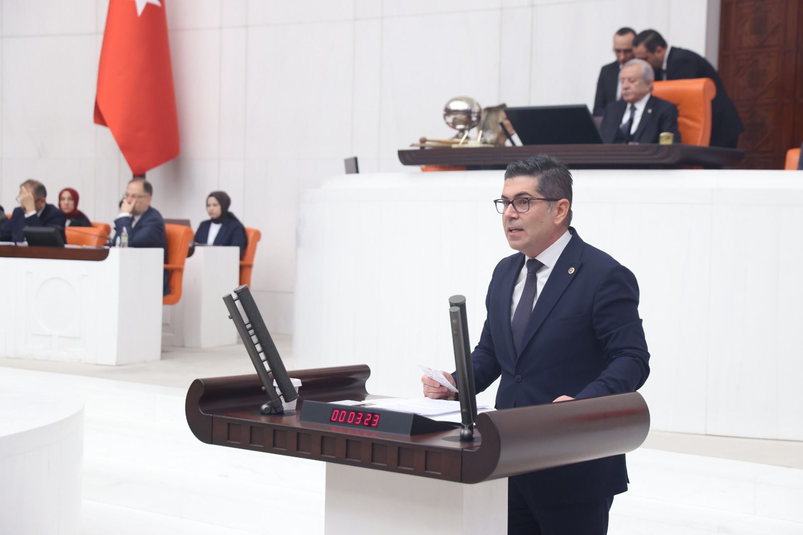 Vekil Halıcı Mecliste konuştu