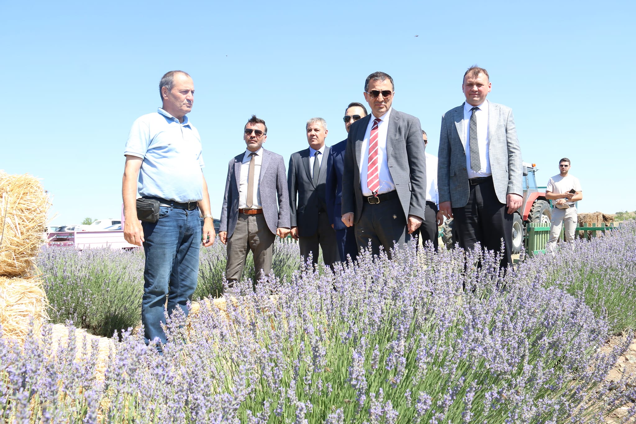 Vali Öksüz’den Lavantepe Aromatik Bitki Bahçesine ziyaret