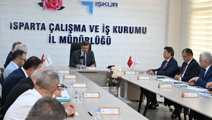 Isparta’da 4.045 işe İŞKUR tarafından 3.112 kişi yerleştirildi