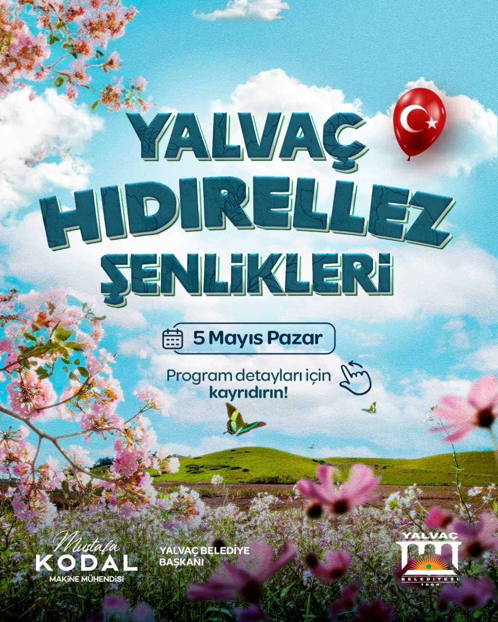 Yalvaç Hıdırellez Şenlikleri başlıyor