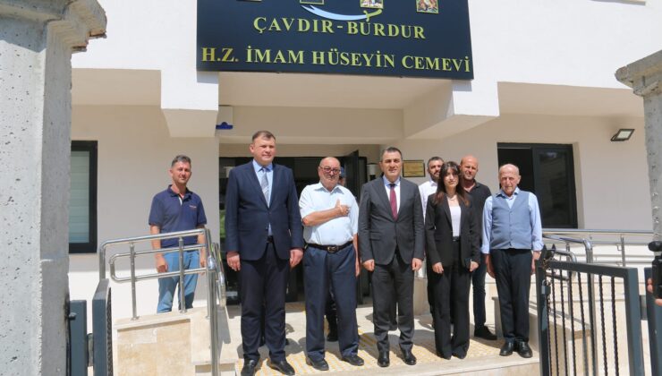 Vali Öksüz’den Çavdır İmam Hüseyin Cemevi’ne ziyaret