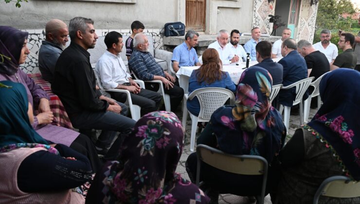 Başdeğirmen Yazısöğüt Köyü sakinleriyle buluştu