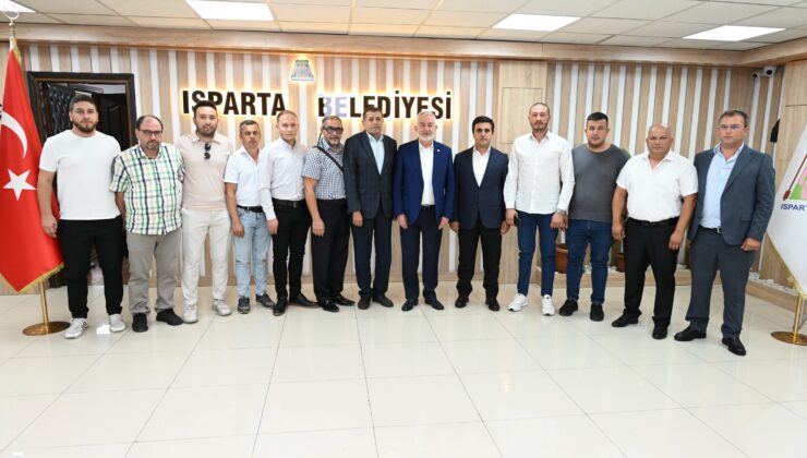 Taksicilerden Başdeğirmen’e teşekkür ziyareti