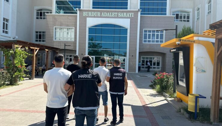 Burdur’da uyuşturucu operasyonu: 3 şahıs tutuklandı