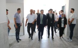 Vali Öksüz, eğitim ve sağlık yatırımlarını inceledi