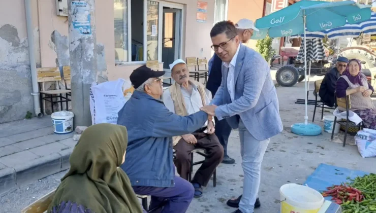 CHP Isparta Milletvekili Halıcı Keçiborlu  köylerinde halkın sorunlarını dinledi