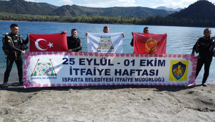 Isparta’da itfaiye haftası kutlamaları