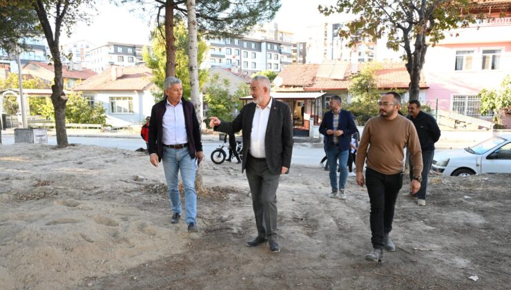 Gülistan Mahallesi’ne yeni park ve kapalı pazaryeri kazandırılıyor