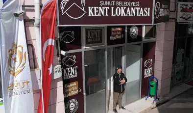 Şuhut Kent Lokantası açıldı, 4 çeşit yemek 90 TL.