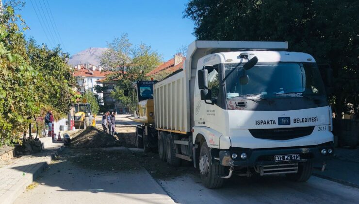 Halife Sultan’da kanalizasyon çalışması