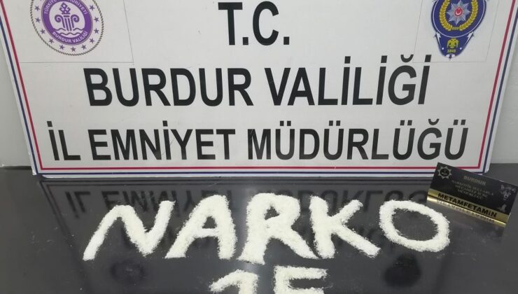 Burdur’da uyuşturucu operasyonu