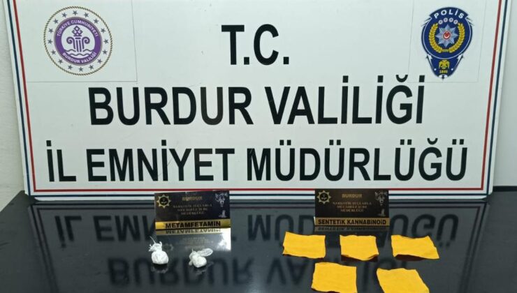 Burdur’da uyuşturucu operasyonu: bir şahıs tutuklandı