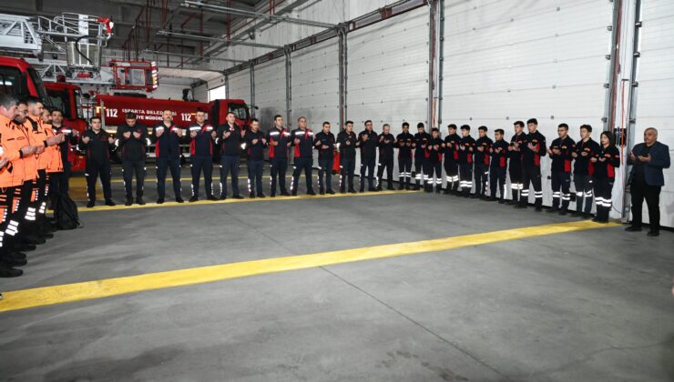 Isparta itfaiyesi 2024’te bin 227 olaya müdahale etti