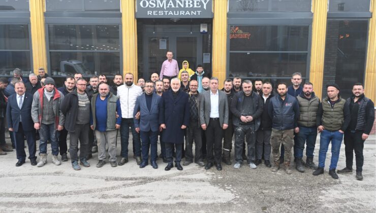 Başkan Başdeğirmen, Gül Küçük Sanayi Sitesi esnafıyla bir araya geldi