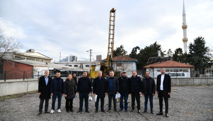 ITSO Yönetimi, devam eden projeleri yerinde inceledi