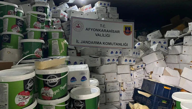 Afyon’da Sahte Ürün Operasyonu: Tonlarca Peynir ve Etiket Ele Geçirildi