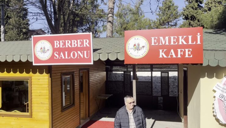 Burdur’da Emekli Kafe ve Berber Salonu açıldı