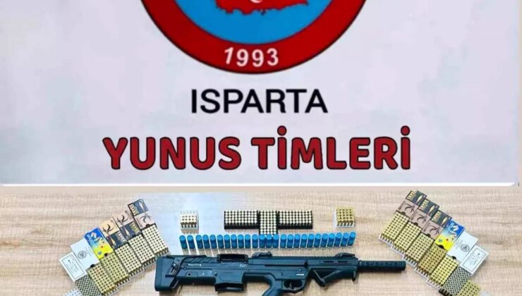 Isparta’da silah ve mühimmat operasyonu: önemli miktarda silah ele geçirildi
