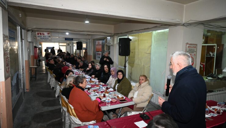 Başdeğirmen Fatih Çarşısı Esnafı ile buluştu