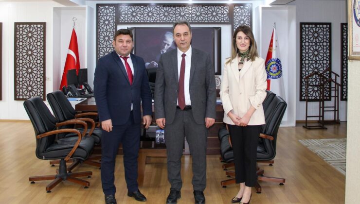 Kültür Koleji Yöneticilerinden İl Emniyet Müdürü Erdem Bildirici’ye ziyaret