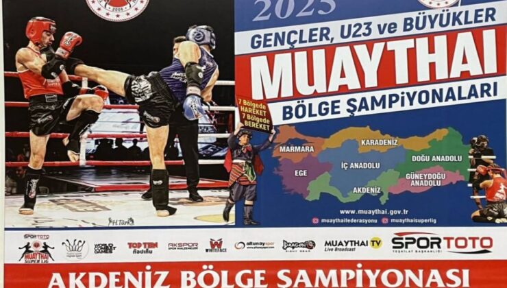 Türkiye Muaythai Federasyonu Akdeniz Bölgesi Muaythai Şampiyonası Isparta’da