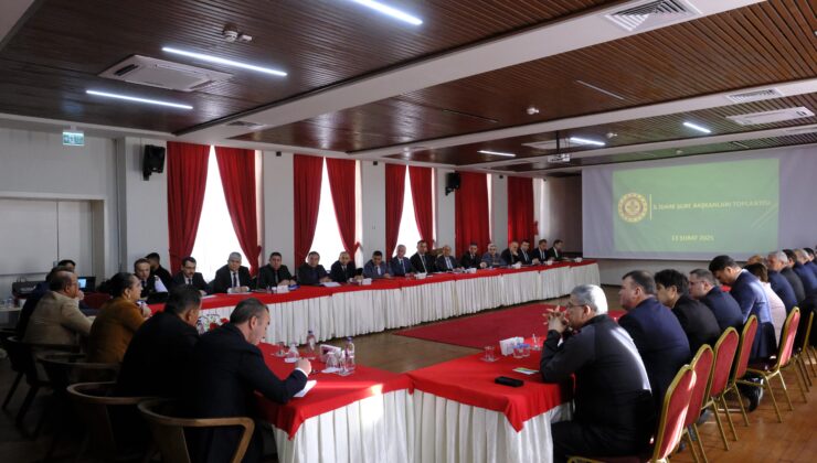 Vali Tülay Baydar Bilgihan Başkanlığında İl İdare Şube Başkanları Toplantısı Gerçekleştirildi