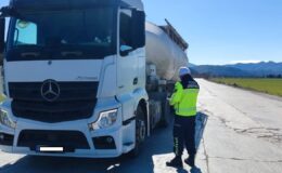 Burdur’da 25 araç trafikten men edildi