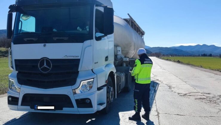 Burdur’da 25 araç trafikten men edildi