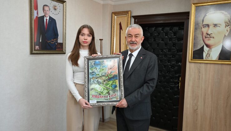 Başdeğirmen Nisa Ceylin Falay’a tebrik