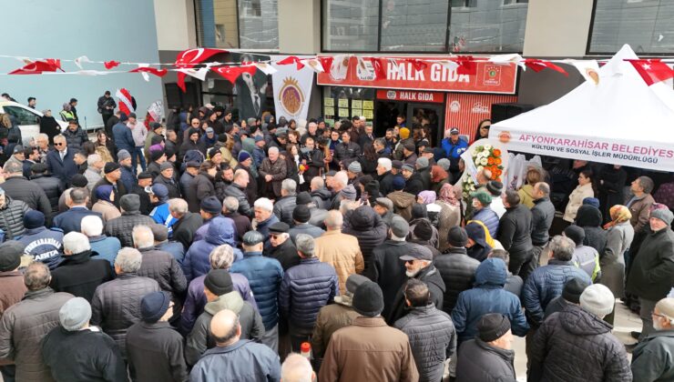 Afyonkarahisar’da Halk Gıda hizmete açıldı