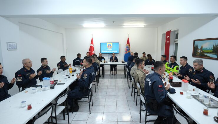Vali Baydar Bilgihan, Jandarma personeli ile iftarda bir araya geldi
