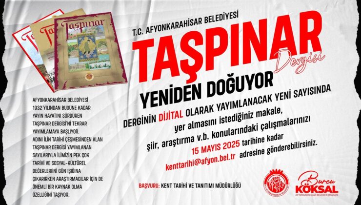 Taşpınar Dergisi yeniden yayına hazırlanıyor