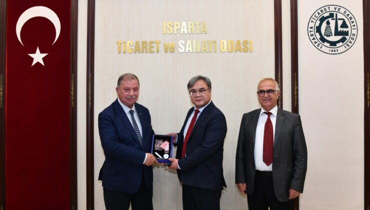 Yaman ve Li İTSO Başkanı Çelik’i ziyaret etti