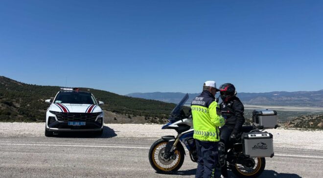 Burdur’da 40 araç trafikten men edildi