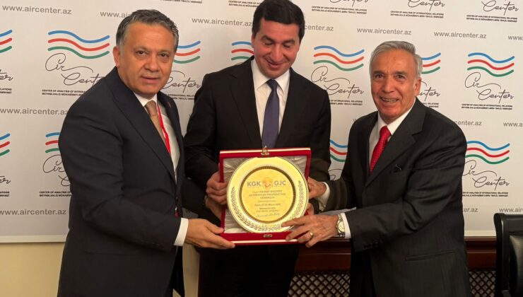 KGK heyetiyle buluşan Hacıyev: Ermenistan halkıyla kalıcı barış istiyoruz