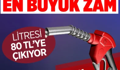 Motorin zammı kesinleşti gece litresi 80 TL’yi vuracak!
