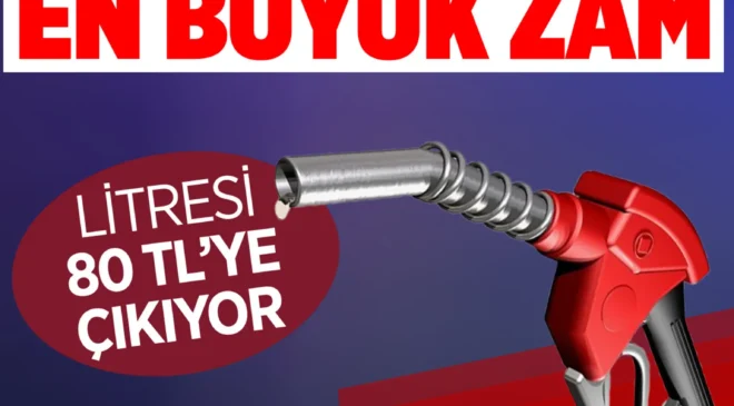Motorin zammı kesinleşti gece litresi 80 TL’yi vuracak!