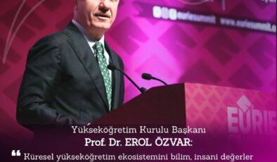 Erol Özvar, Türk yükseköğretiminin 2030 vizyonunu dünyaya anlattı