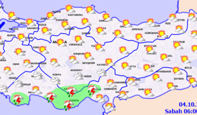 Meteoroloji’den yeni hafta uyarısı: Yağışlı hava etkisini sürdürecek