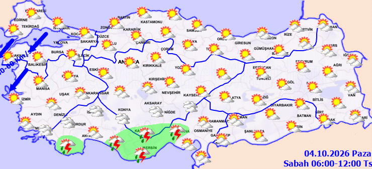 Meteoroloji’den yeni hafta uyarısı: Yağışlı hava etkisini sürdürecek