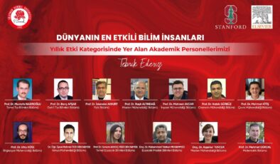 SDÜ’DEN BİLİM DÜNYASINDA BÜYÜK BAŞARI: 15 AKADEMİSYEN DÜNYA LİSTESİNDE!